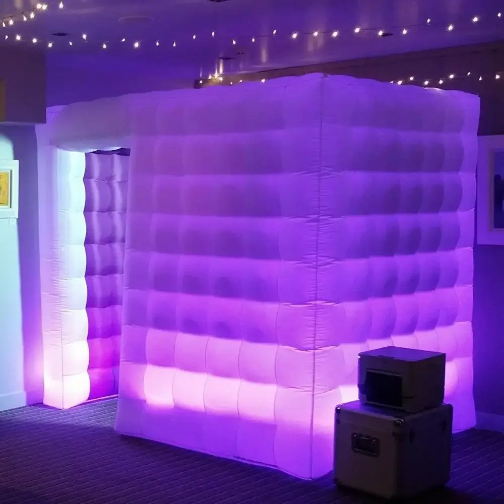 LED Cube Photo Booth hire in Scotland