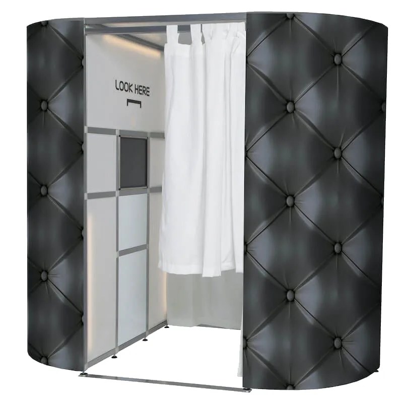 Oval Photo Booth hire in Scotland