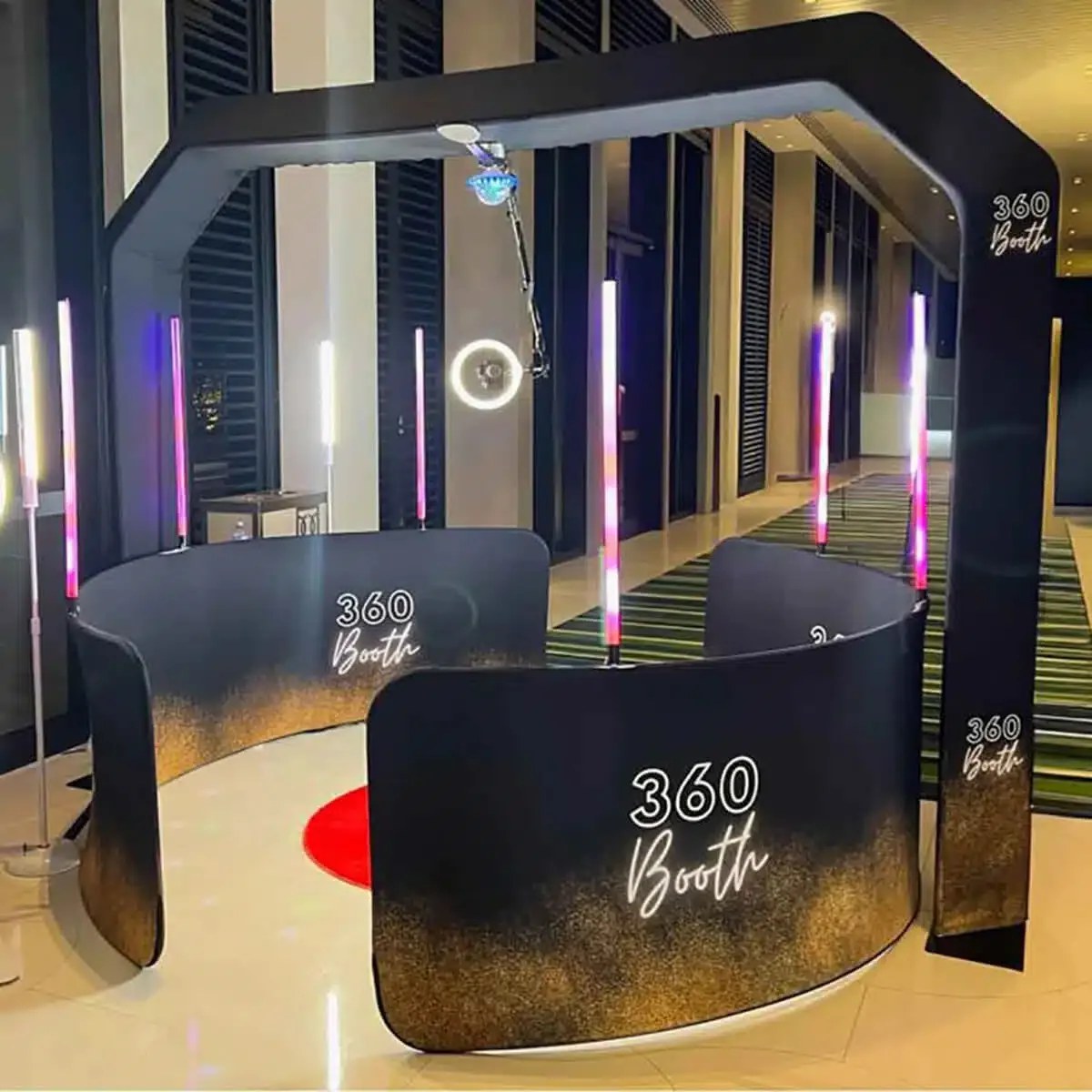 Overhead 360 Booth hire in Scotland
